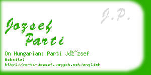 jozsef parti business card